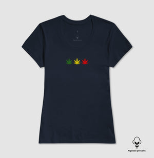 3 Folhas Reggae Algodão Peruano