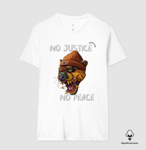 No justice no peace Algodão Peruano