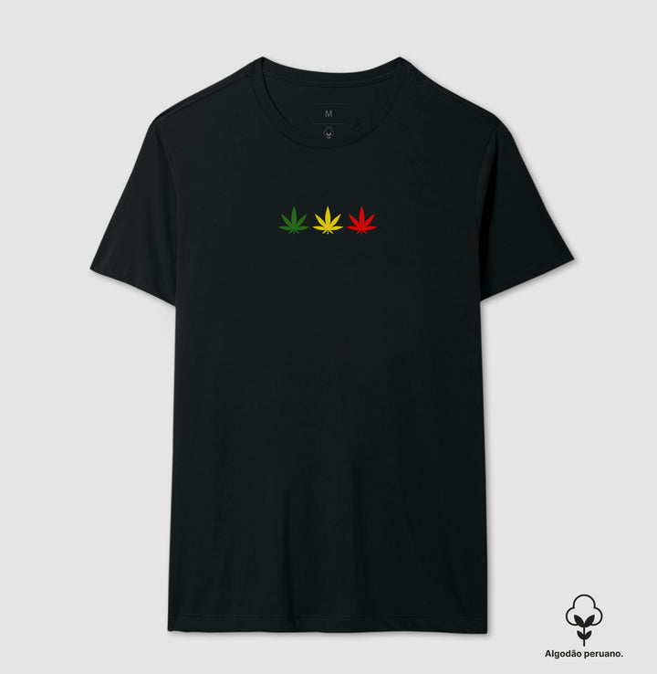 3 Folhas Reggae Algodão Peruano