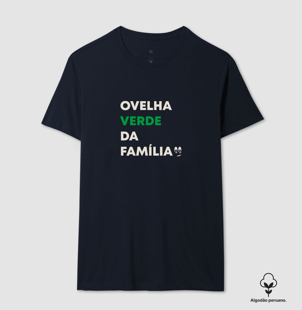 Ovelha verde da família Algodão Peruano