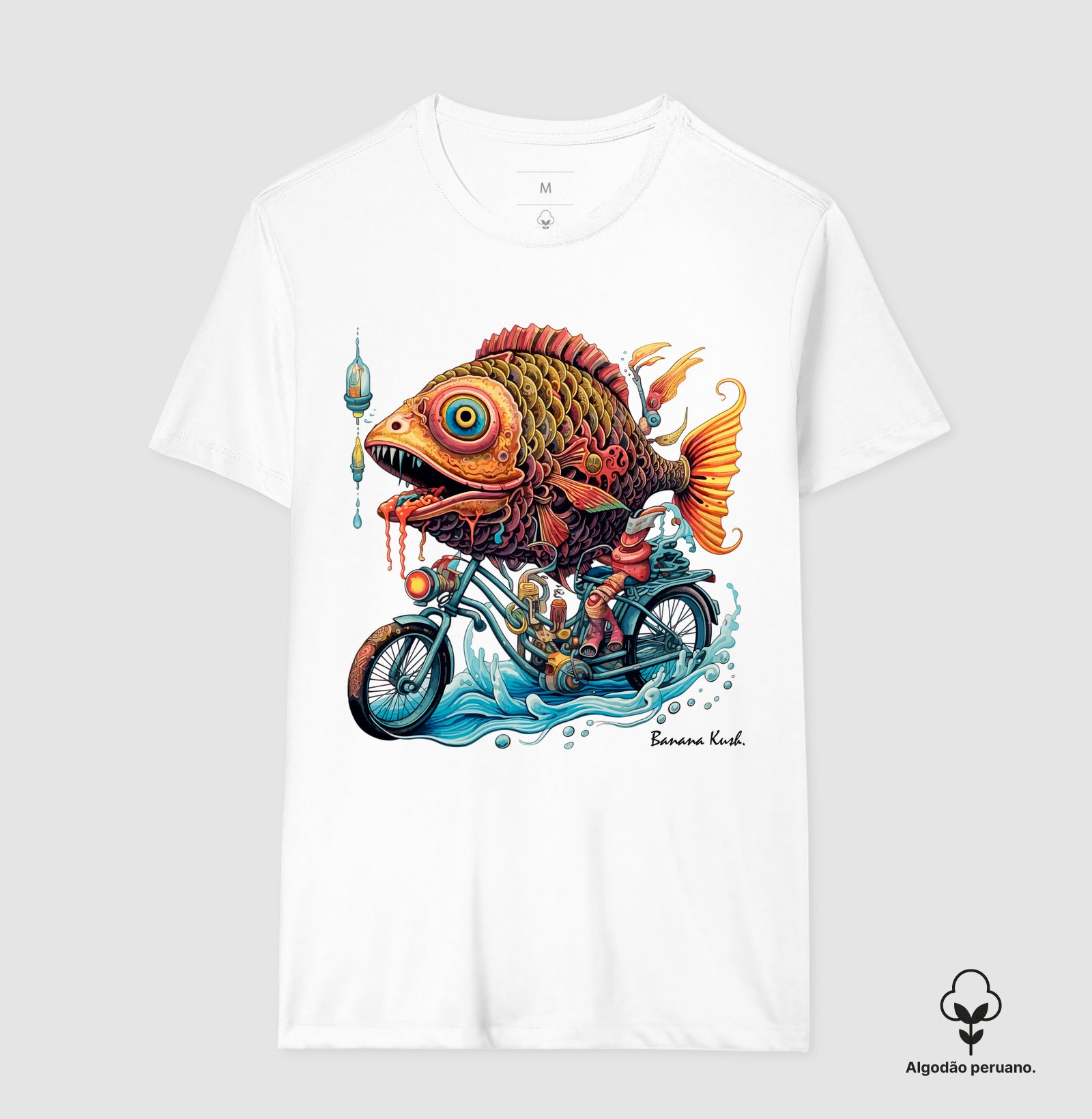 Fish Bike Algodão Peruano