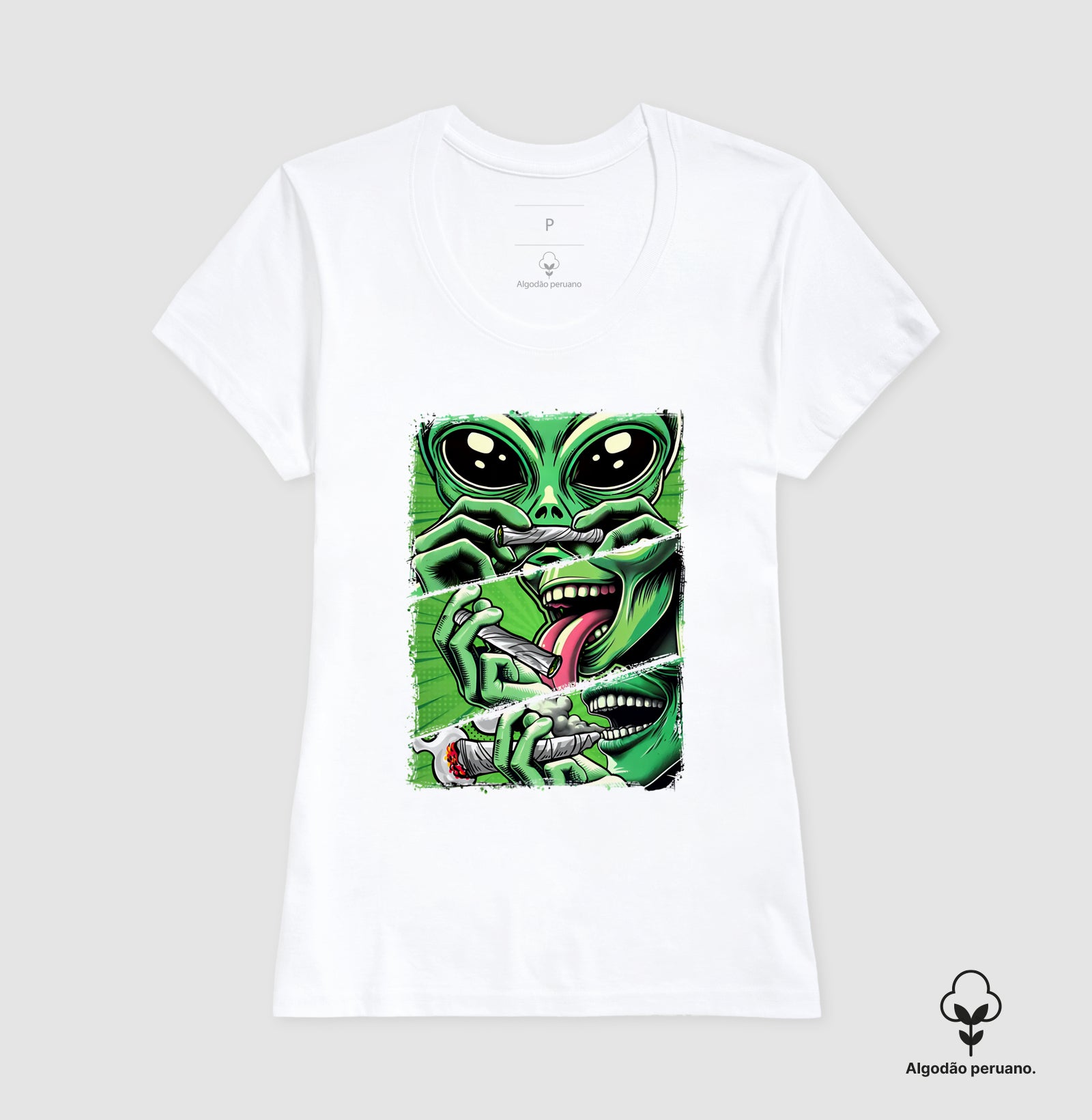 Alien Smoking Algodão Peruano
