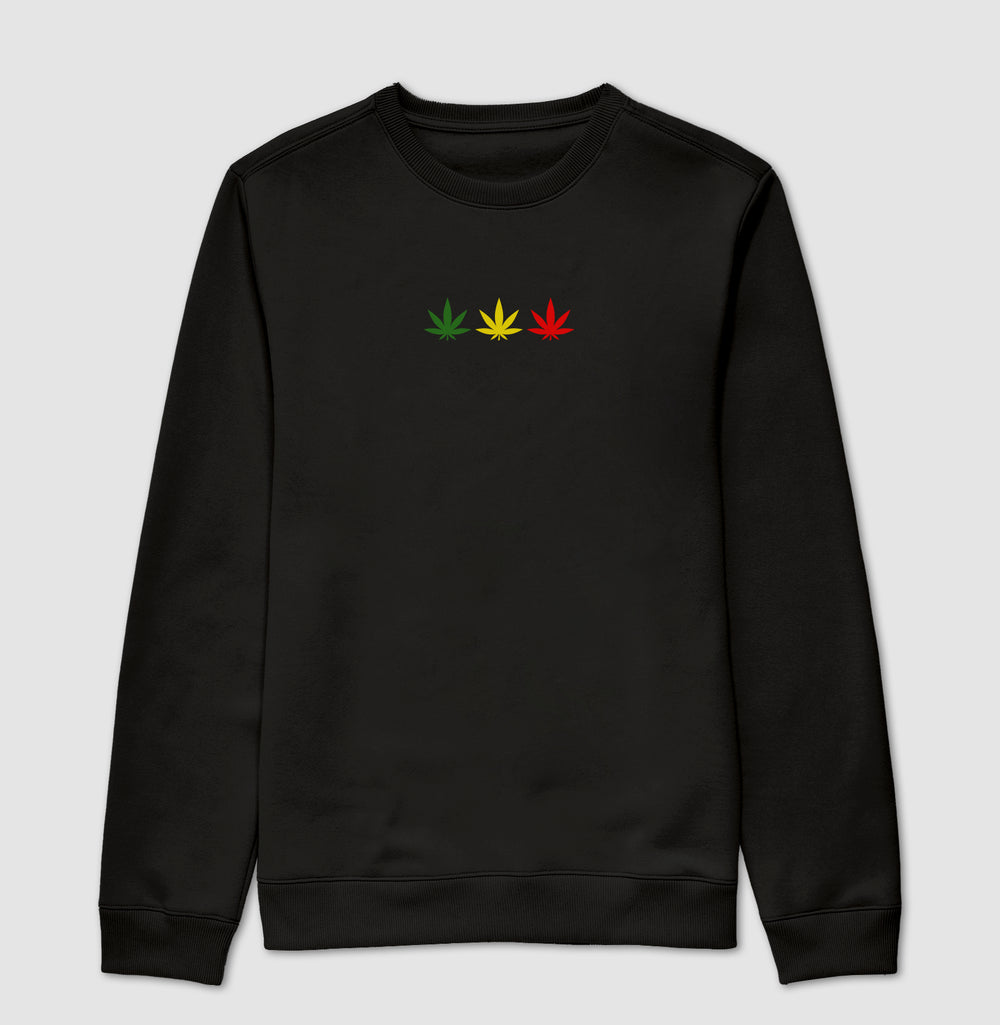 3 Folhas Reggae Moletom Premium