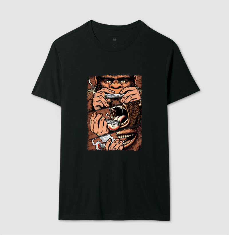 Gorilla Smoking