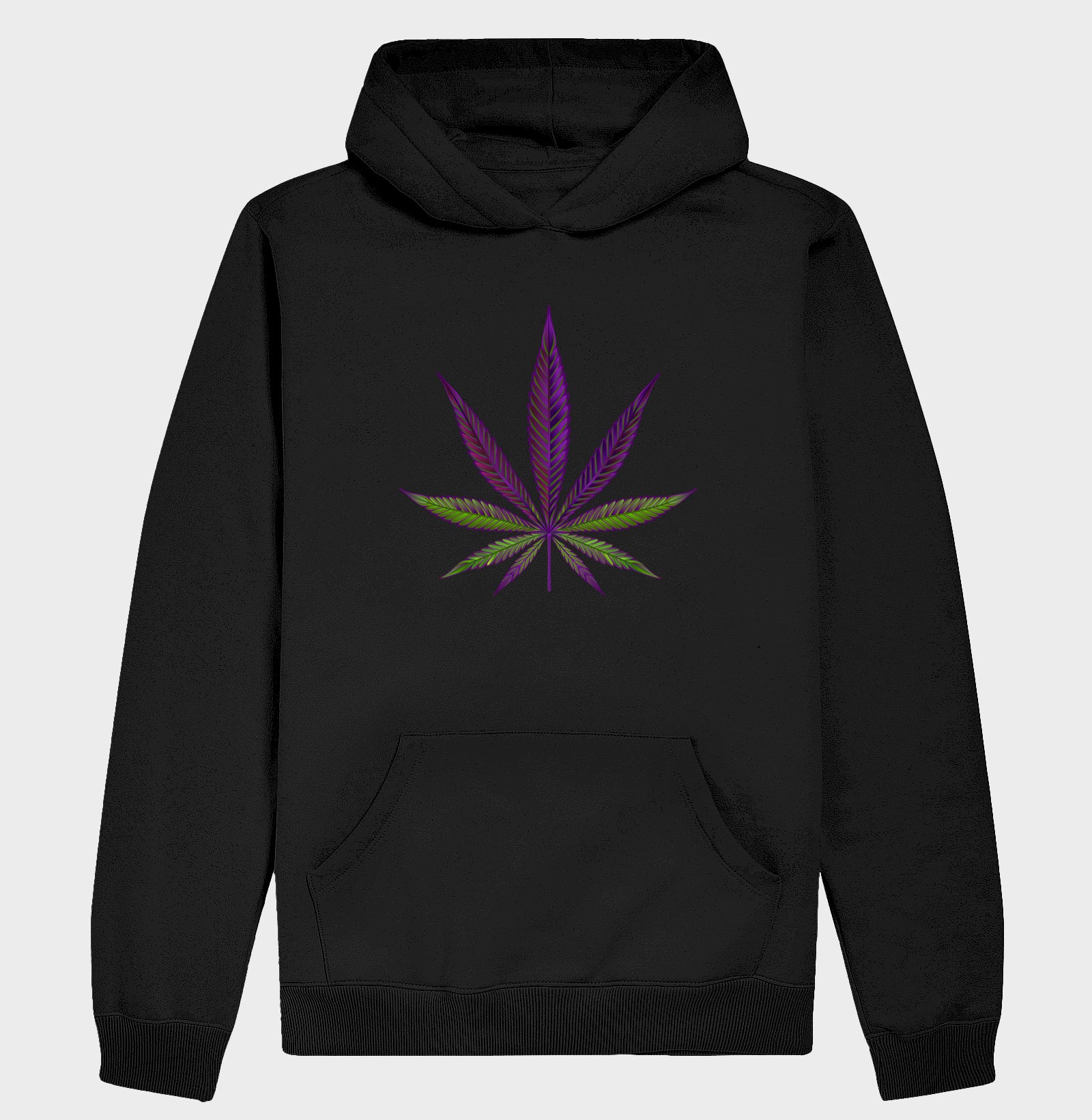 Folha Roxa Moletom Premium com Capuz