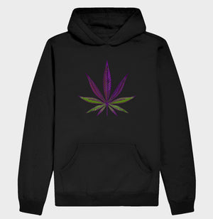 Folha Roxa Moletom Premium com Capuz