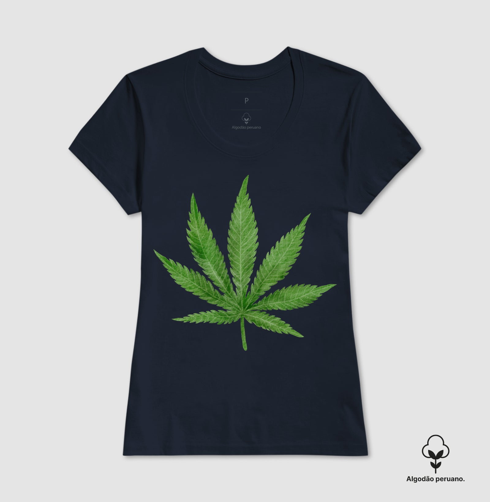 Folha Grande Algodão Peruano