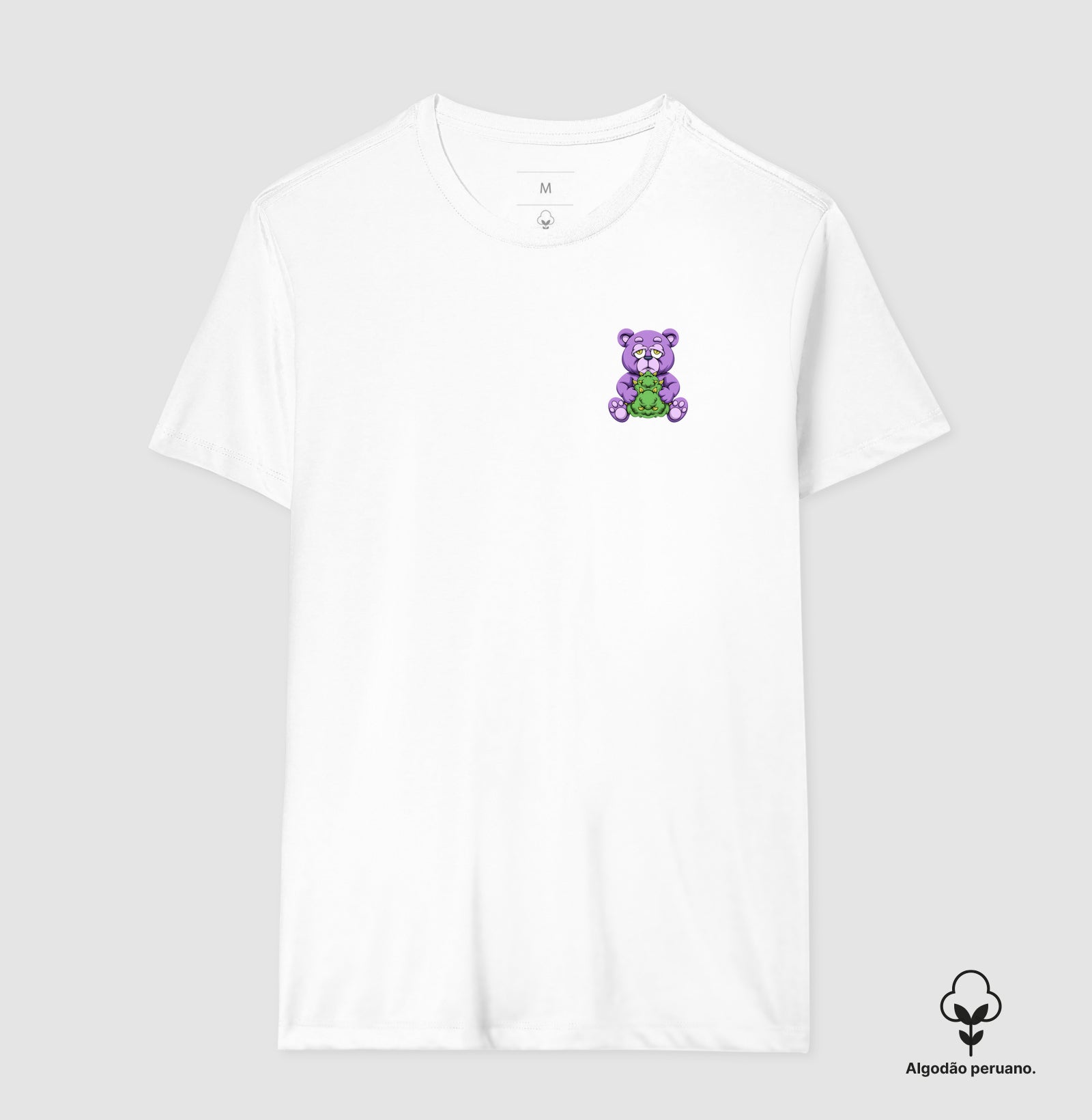 Stoned Little Bear Algodão Peruano