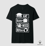 Eat Sleep Weed Algodão Peruano