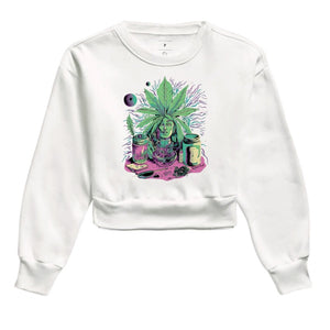 Alquimia Cannabica Moletom Cropped Premium