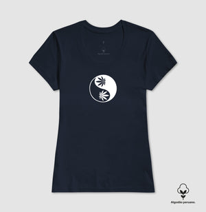 Yin Yang Folha Algodão Peruano