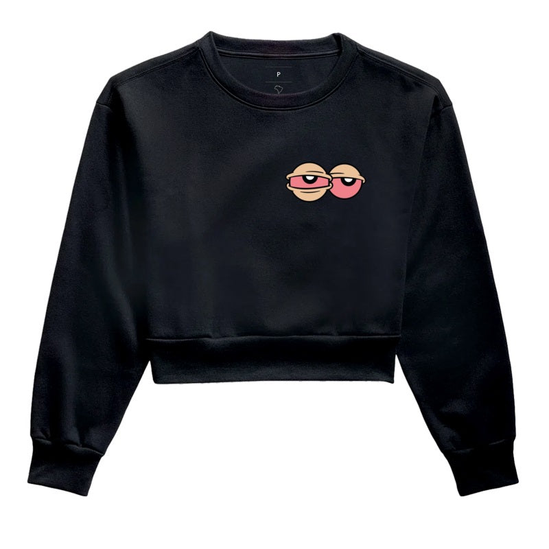 Eye Drops Moletom Cropped Premium