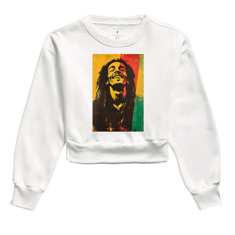 Bob Reggae Moletom Cropped Premium