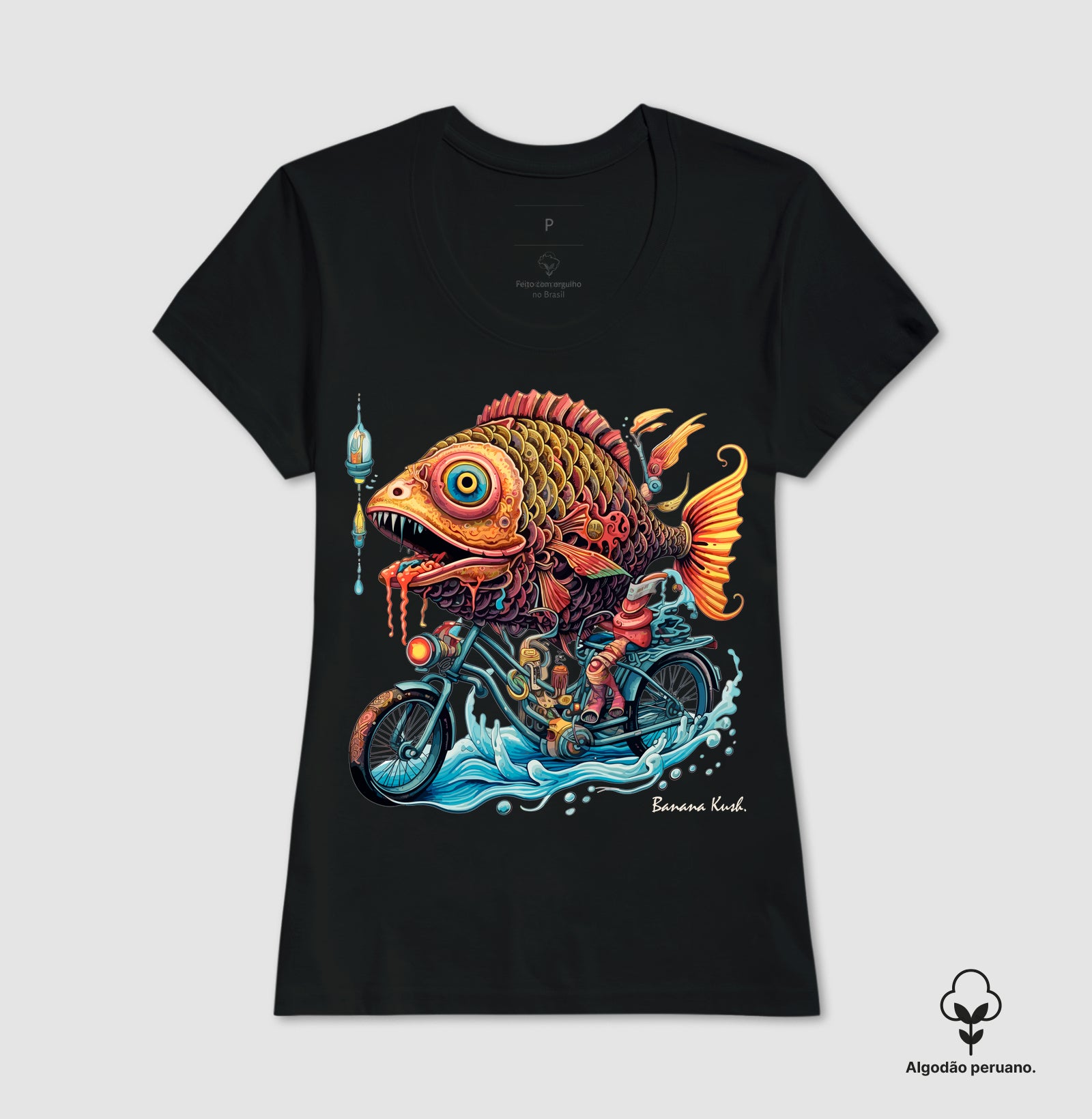 Fish Bike Algodão Peruano
