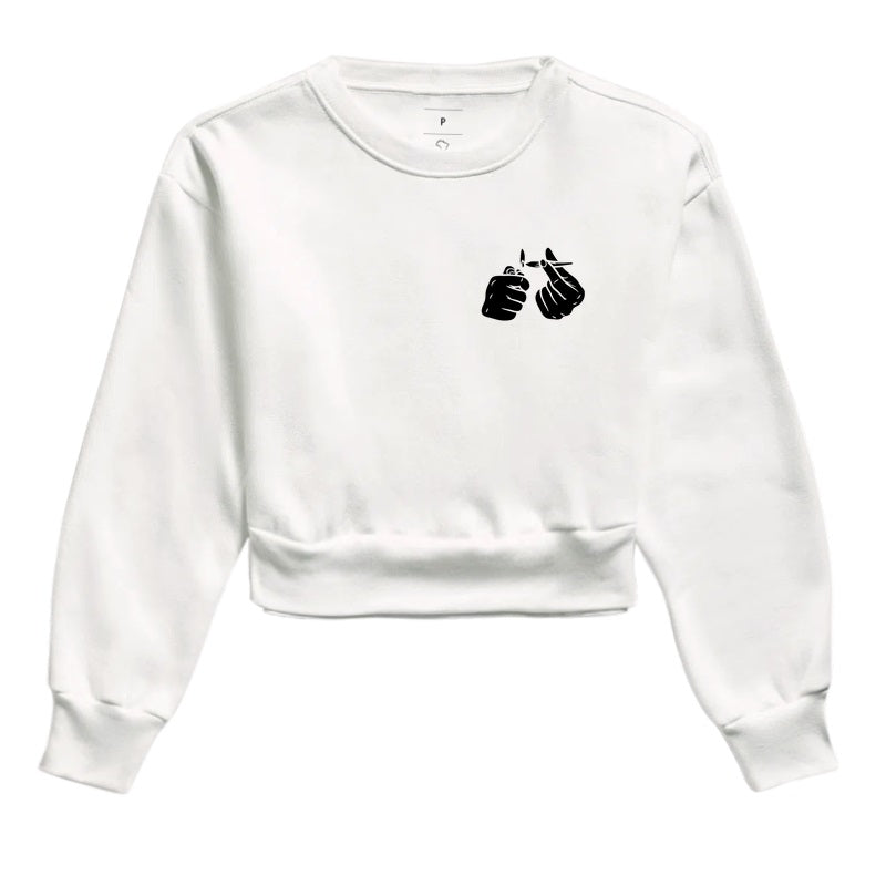 Passa Bola Moletom Cropped Premium