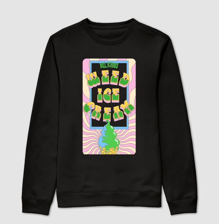Weed Ice Cream Moletom Premium