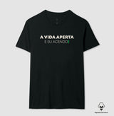 A vida aperta eu acendo Algodão Peruano