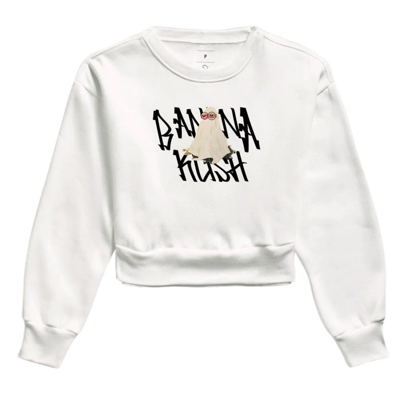 Ghost Kush Moletom Cropped Premium