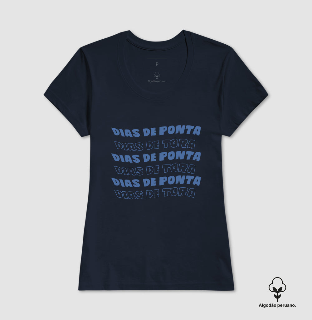 Dias de ponta dias de tora Algodão Peruano