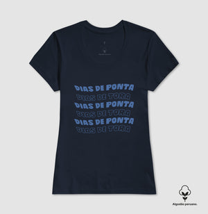 Dias de ponta dias de tora Algodão Peruano