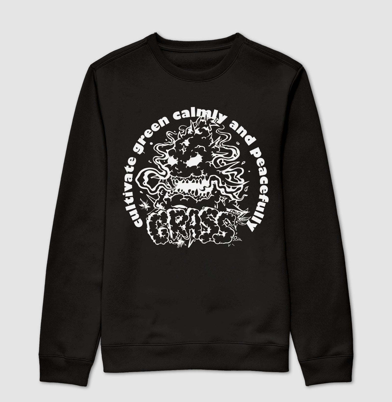 Green Calmly Moletom Premium