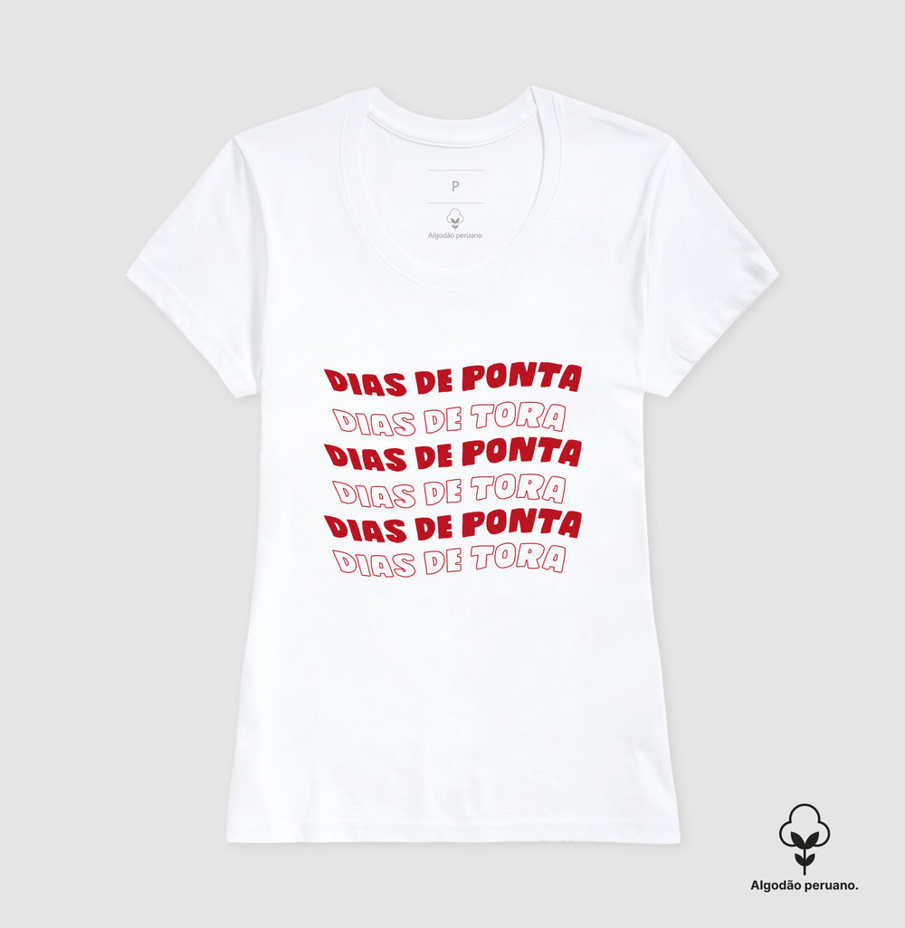 Dias de ponta dias de tora Algodão Peruano