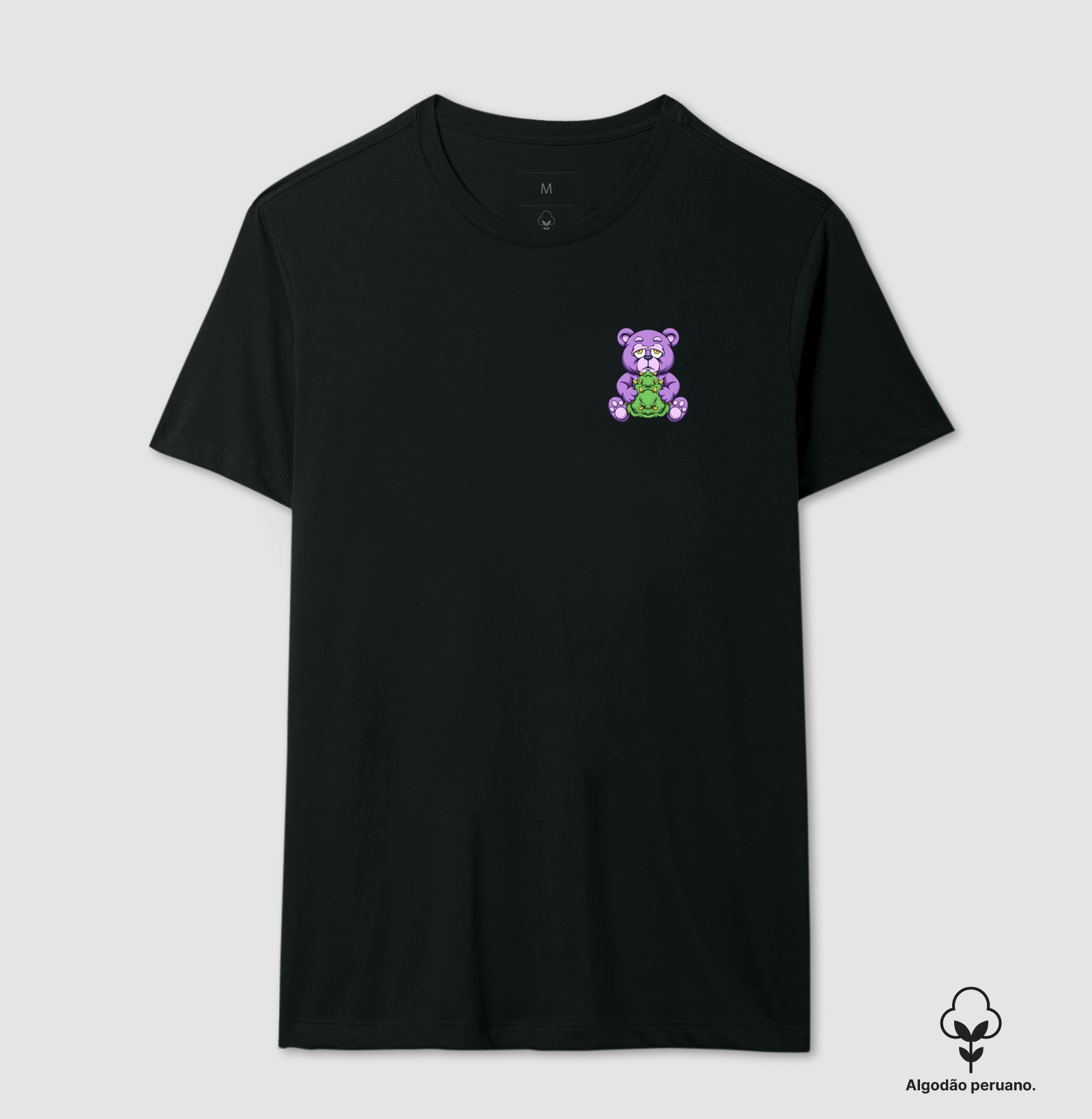 Stoned Little Bear Algodão Peruano