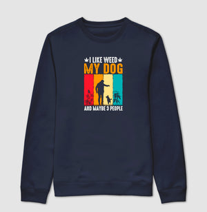 I like Weed and Dog Moletom Premium