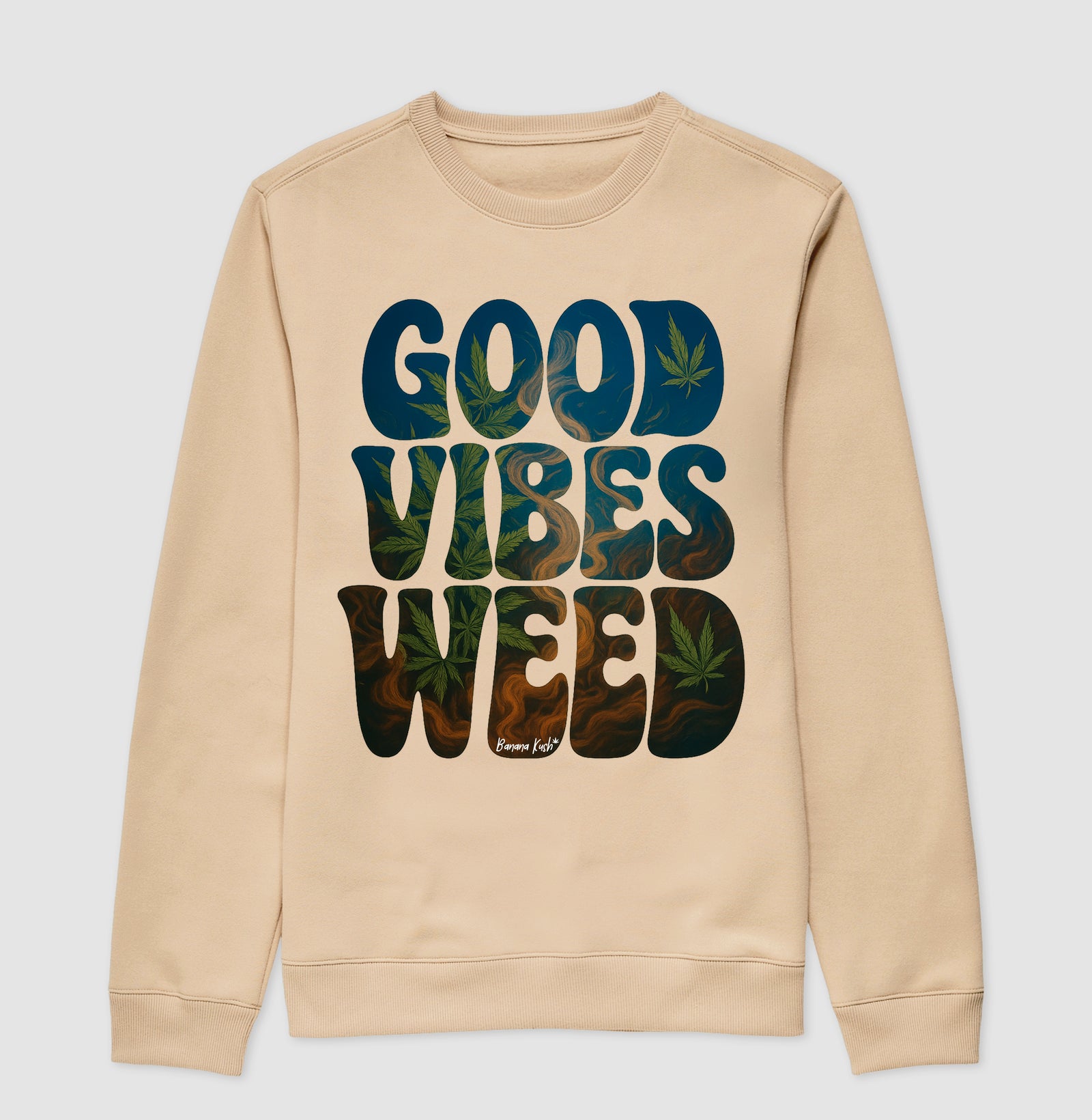 Good Vibes Weed Moletom Premium