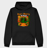 Don't Worry Be HAPPY Moletom Premium com Capuz