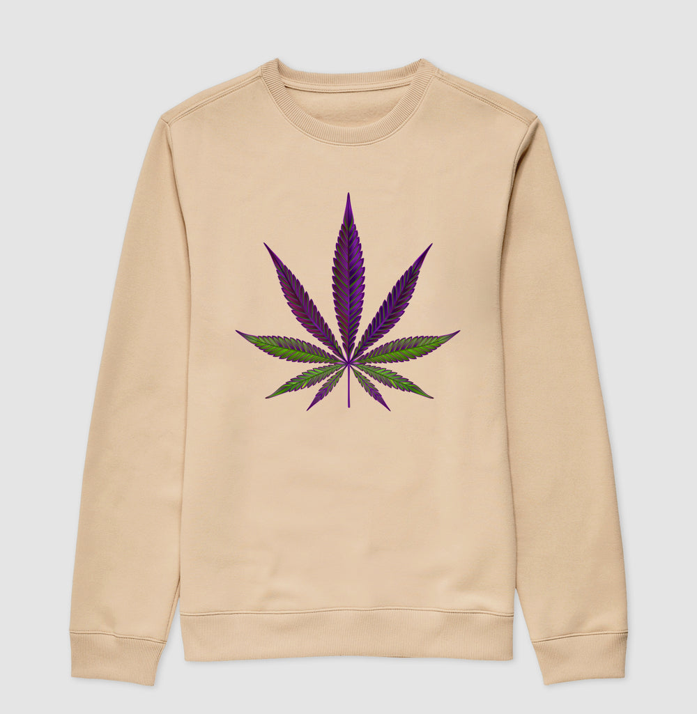 Folha Roxa Moletom Premium