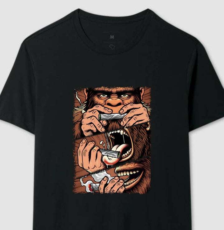 Gorilla Smoking