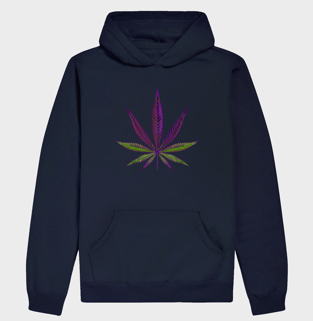 Folha Roxa Moletom Premium com Capuz