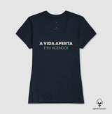 A vida aperta eu acendo Algodão Peruano