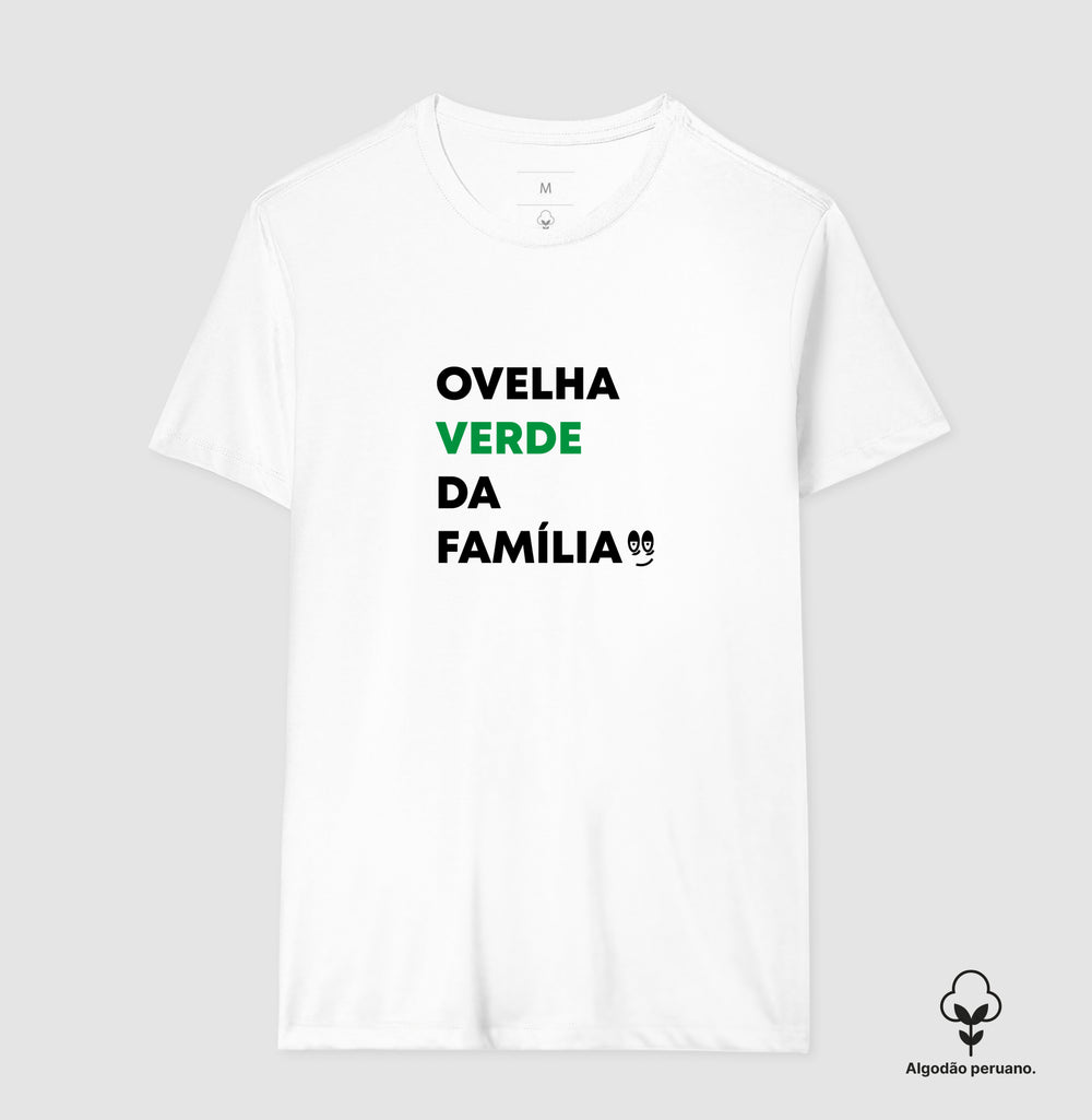 Ovelha verde da família Algodão Peruano