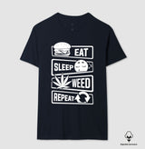 Eat Sleep Weed Algodão Peruano