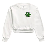 Folha Smoke Moletom Cropped Premium