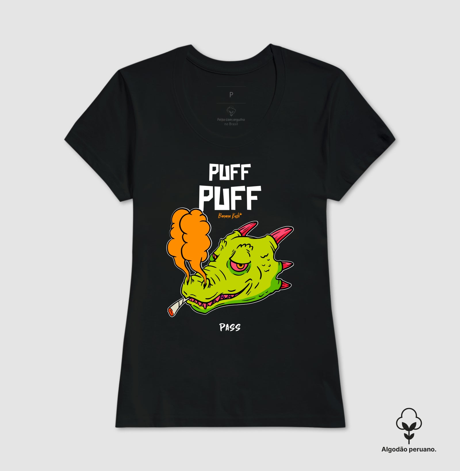 Puff Puff Pass Dragão Algodão Peruano