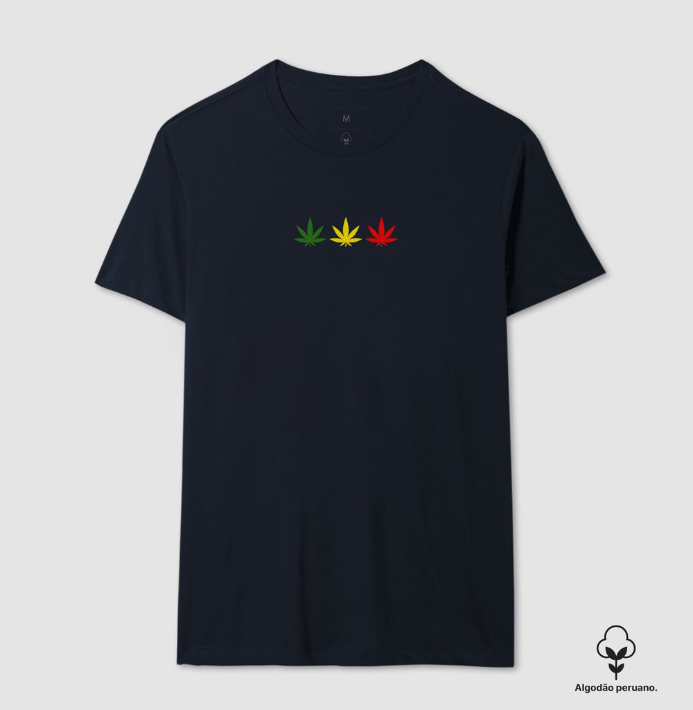 3 Folhas Reggae Algodão Peruano