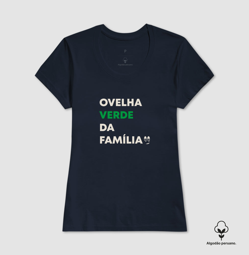 Ovelha verde da família Algodão Peruano