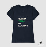 Ovelha verde da família Algodão Peruano