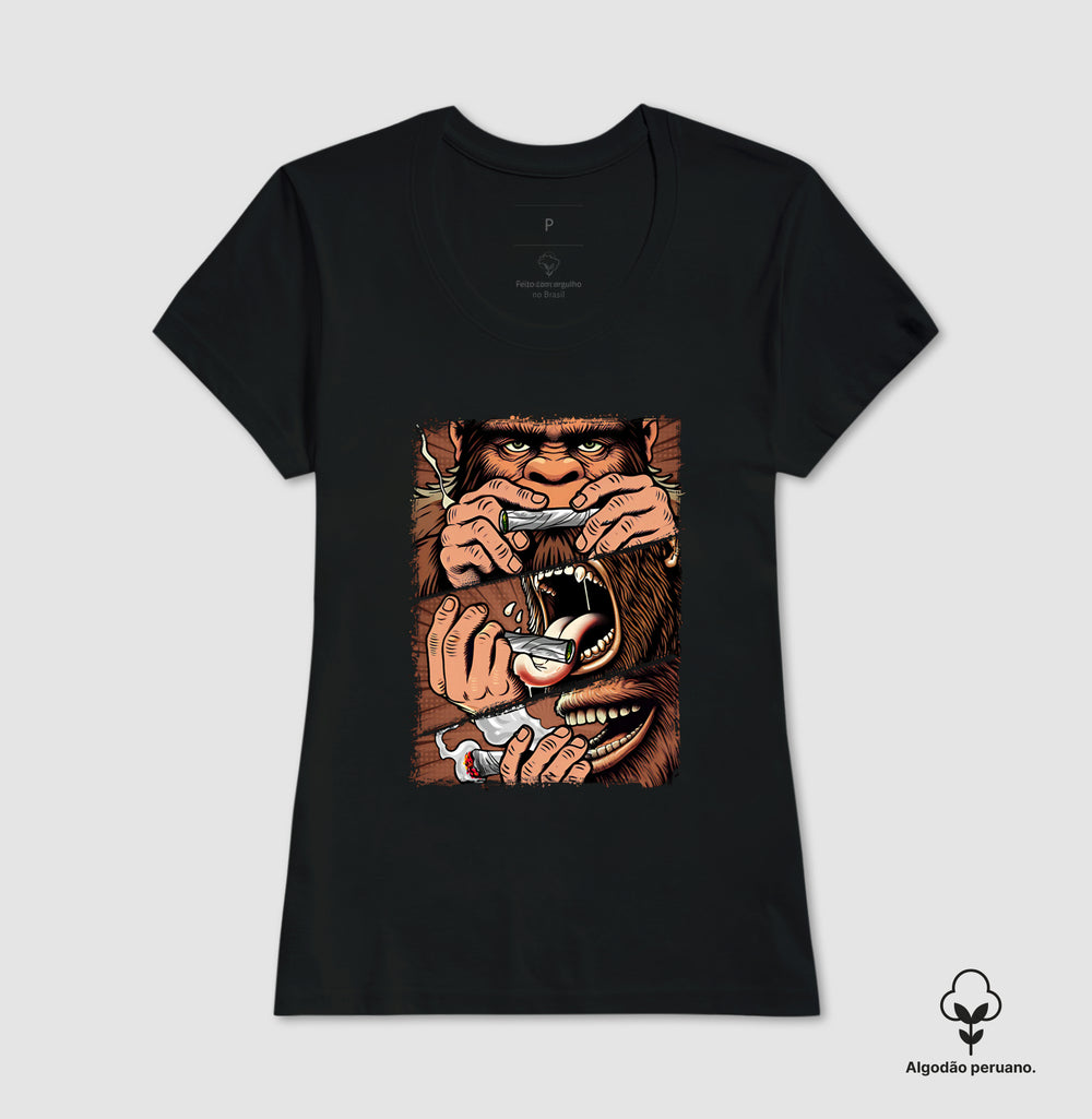 Gorilla Smoking Algodão Peruano