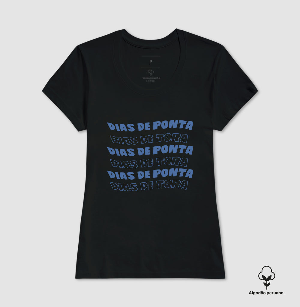 Dias de ponta dias de tora Algodão Peruano