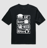 Eat Sleep Weed Oversized