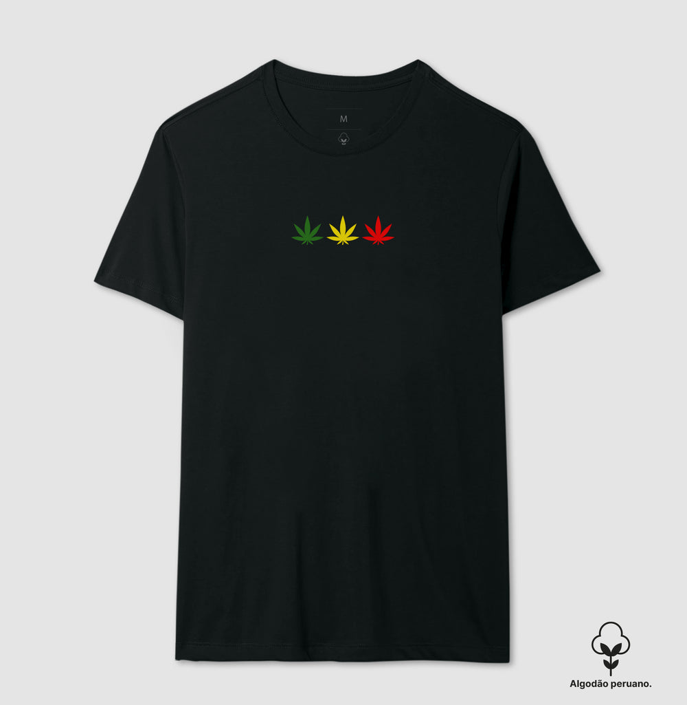 3 Folhas Reggae Algodão Peruano