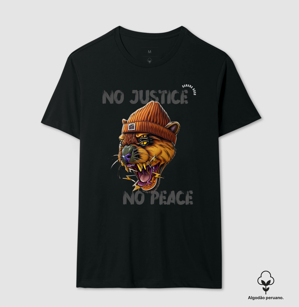 No justice no peace Algodão Peruano