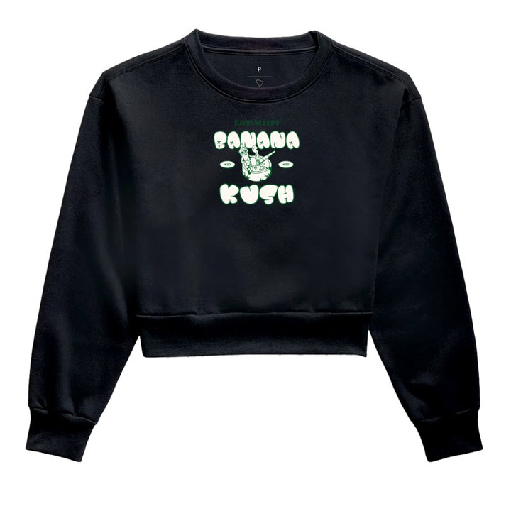 Elevate your Mind Moletom Cropped Premium