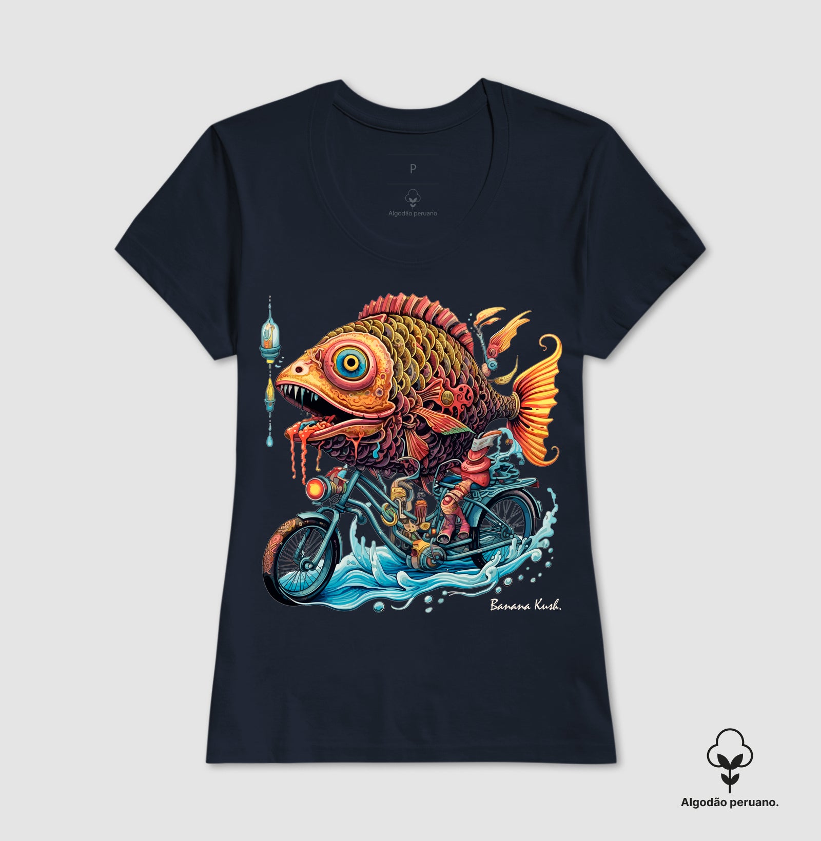Fish Bike Algodão Peruano
