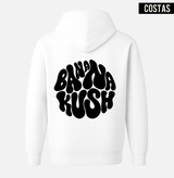 Banana Kush Psicodélico Moletom com Capuz Costas