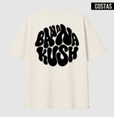 Banana Kush Psicodélico Oversized Costas
